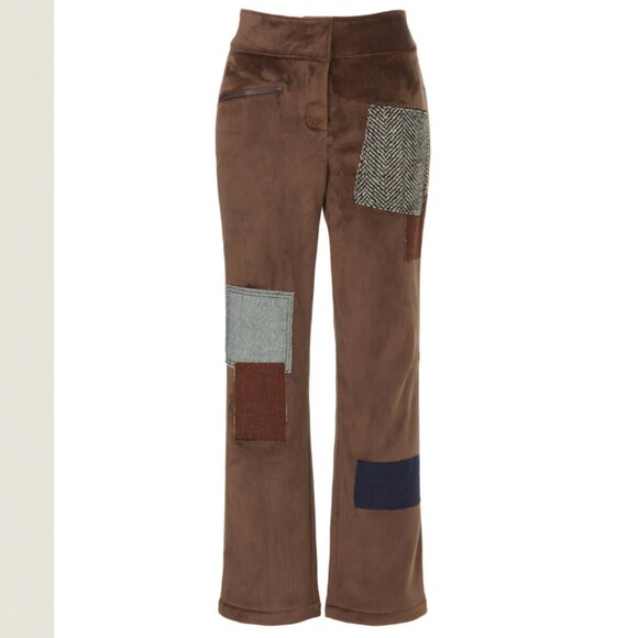 Size 2/4 - TheOpen Product - Corduroy Wool Patchwork Pants Rent Runway $245 msrp
